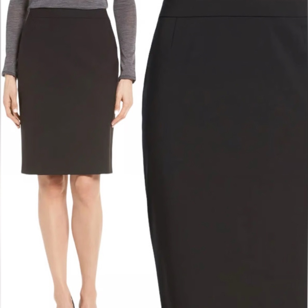 BOSS HUGO BOSS | Veronice Wool Blend Pencil Skirt